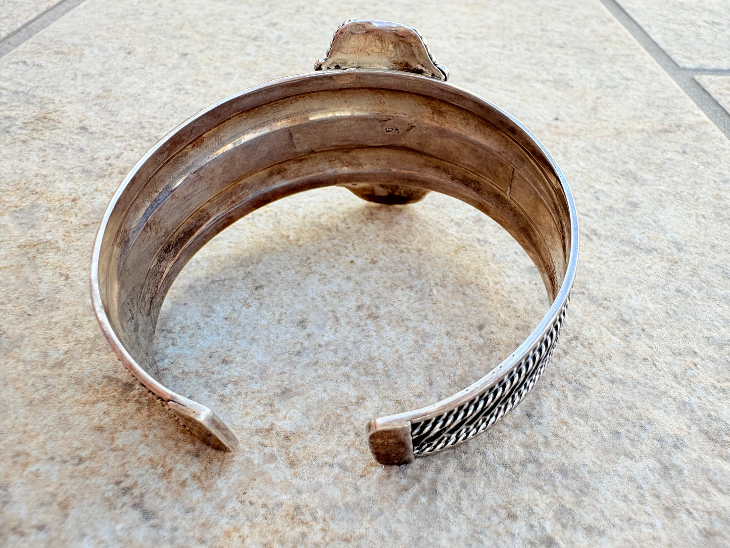 Larimar Bali sterling cuff