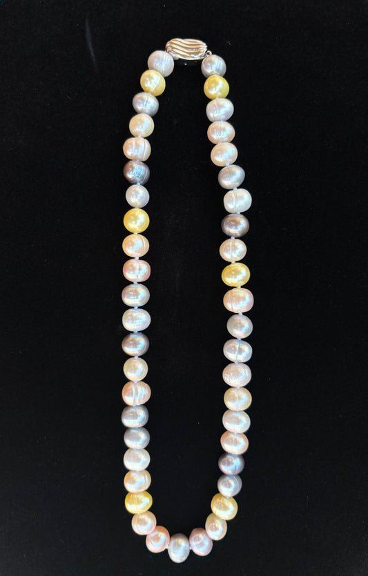 Honora Multicolor Baroque Freshwater Pearl Necklace – 18” Strand