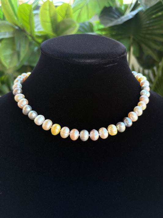 Honora Multicolor Baroque Freshwater Pearl Necklace – 18” Strand